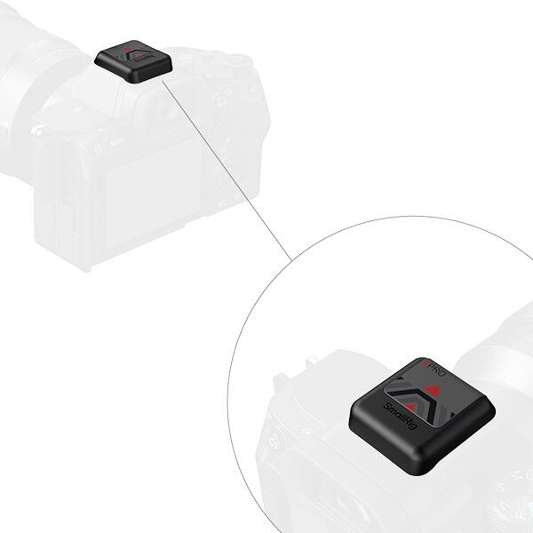 Smallrig Blitzschuhabdeckung fuer Sony montiert Detail