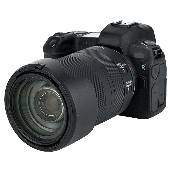 Gegenlichtblende zu Canon RF 24-240mm f4 wie Canon EW-78F am Objektiv