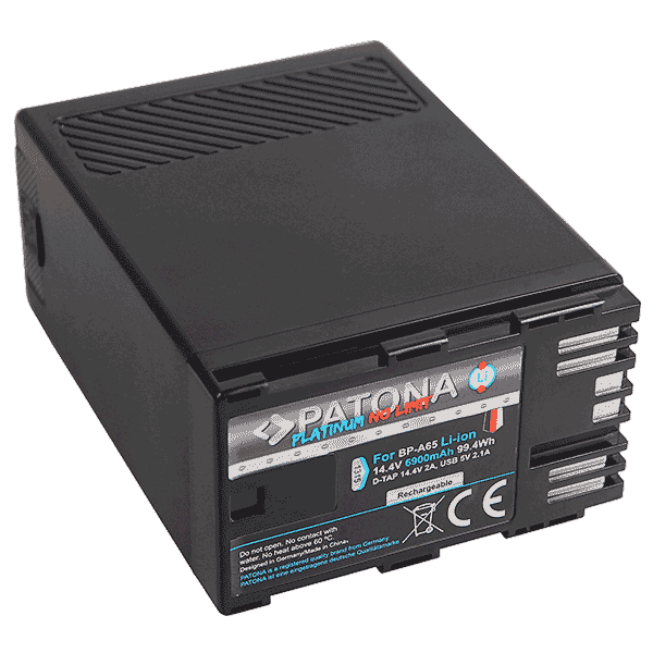Rechargeable Battery for Canon BP-A65 by Patona