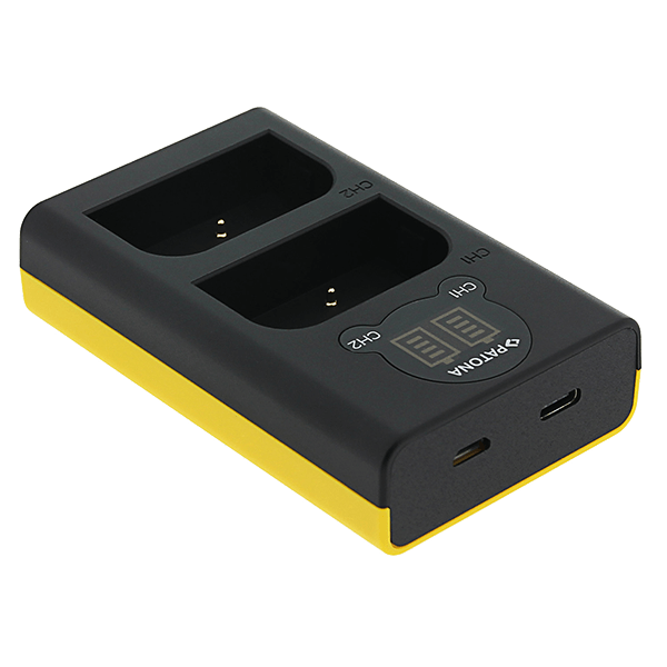 USB Akku Ladegerät Olympus OM 1 zu BLX 1 von Patona