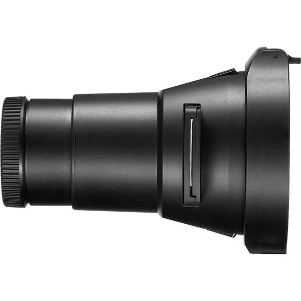 Godox AK-R21 Projektionsvorsatz zu Aufsteckblitz seitlich