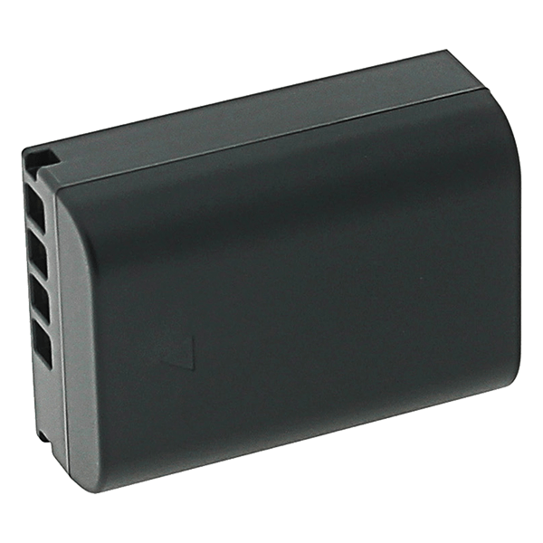 Ersatzakku für Olympus OM-1 Kamera seitlich