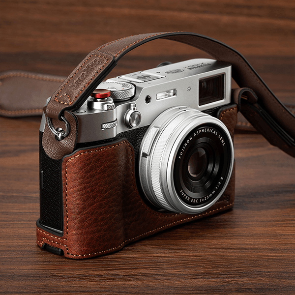 SmallRig Leder half case Set zu Fujifilm X100VI in braun