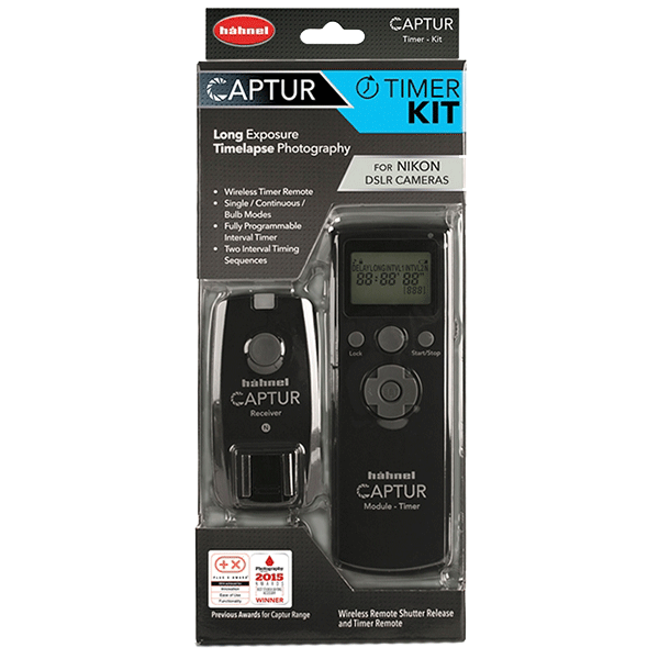 Radio Remote Release Kit Hähnel Captur Timer for Nikon Packing