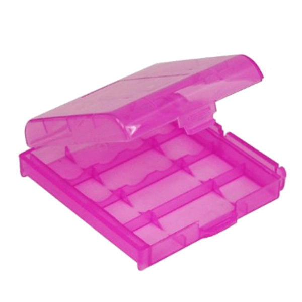 Transport box for AA / AAA batteries Batteries pink