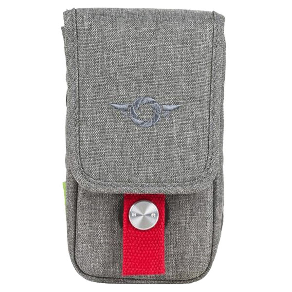 Cosyspeed Phoneslinger Power incl. QI-Powerbank Steel Grey / Red