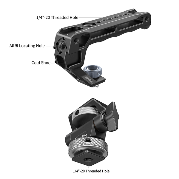 SmallRig Handgriff mit Neiger zu Monitor 5322
