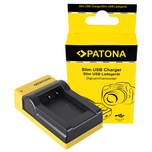 Slim Micro-USB Charger for Sony NP-BX1 by Patona