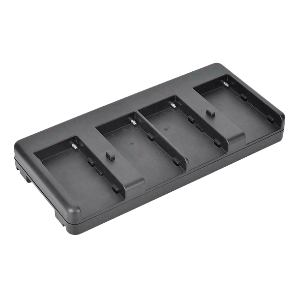 Adapterplatte NP-F Akku auf V-Mount 4-Slot