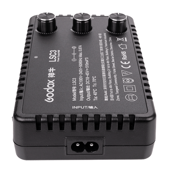 Godox LSC3 Netzteil zu allen LST Lichtzelten