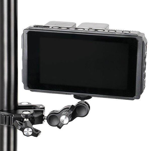 Monitor am JJC Clip montiert