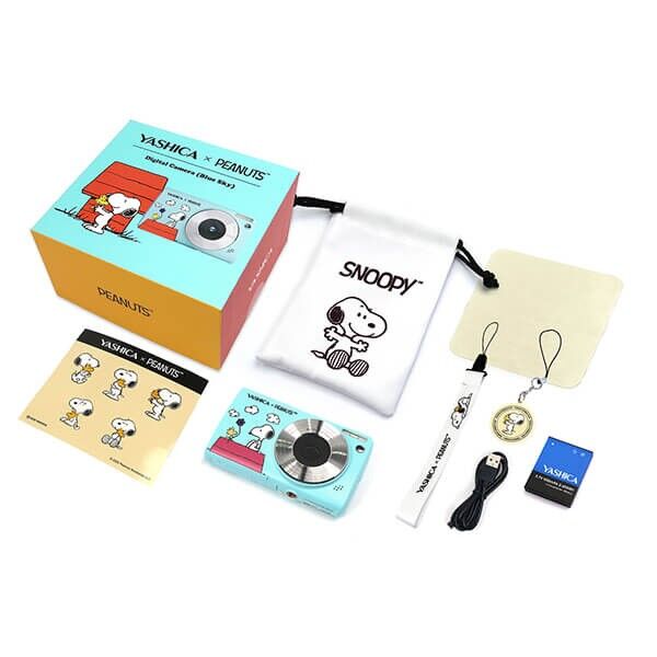 Yashica x Peanuts Digitalkamera Lieferumfang Yashica x Peanuts Digitalkamera Lieferumfang