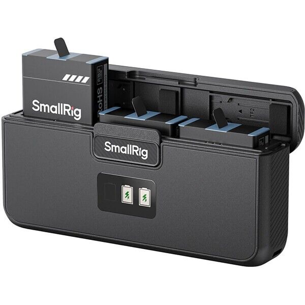 USB-C charging box with three batteries from SmallRig