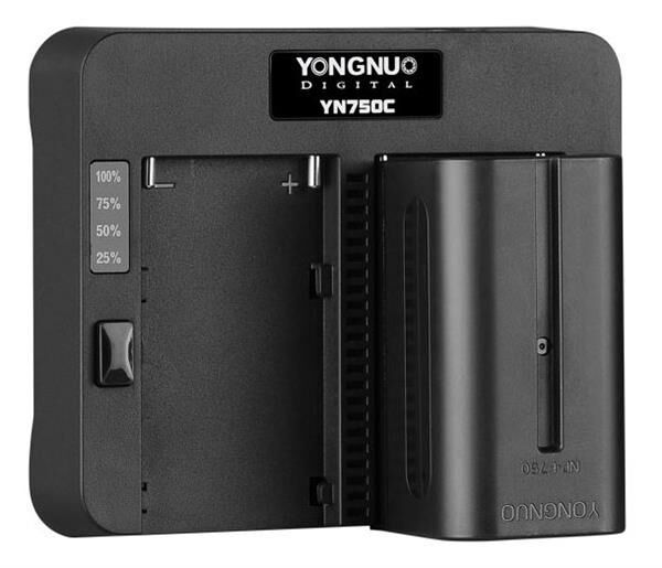 Yongnuo Ladegerät YN750C nur in Verbindung mit AC YN600 mit einem akku