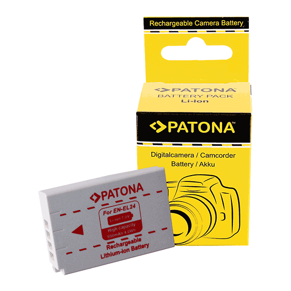 Rechargeable Battery for Nikon EN-EL24 by Patona