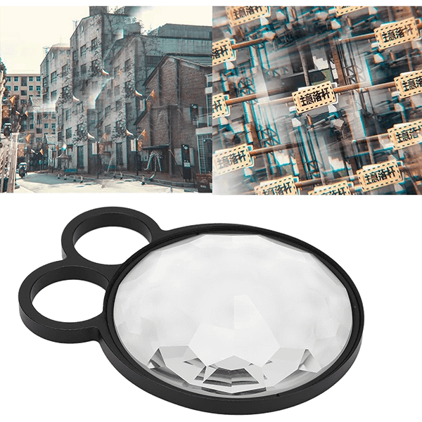 Prismenfilter aus Optischem Glas Handkamerafilter Muster der Bilder