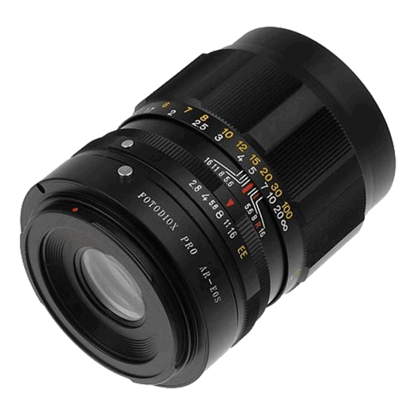 Objektivadapter Konica Auto-Reflex auf Canon EOS von Fotodiox auf Objektiv