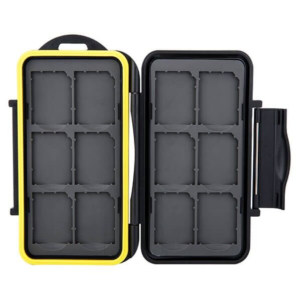 Kompakte SD Karten Aufbewahrungs Box fuer unterwegs