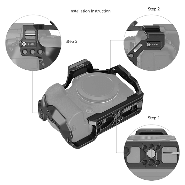 SmallRig Kamera Cage zu Canon EOS R6 Mark II 4159