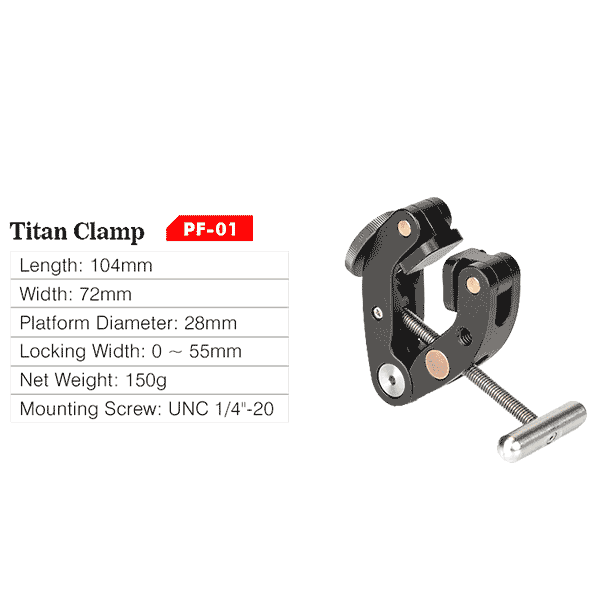 Titan Klemme PF-01 von Sunwayfoto