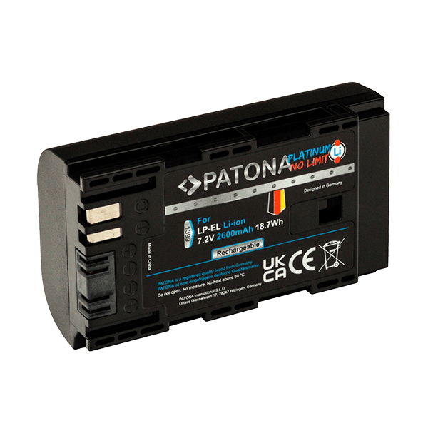 Patona LP-EL Platinum Battery like Canon LP-EL for Speedlite EL-1