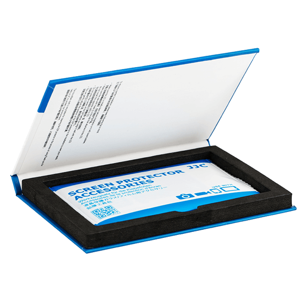 Displayschutz passend zur Fujifilm X-T5 Verpackung