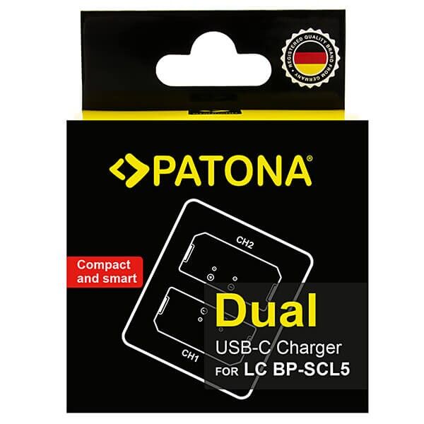 Patona Dual Ladegerät Verpackung Patona Dual Ladegerät Verpackung