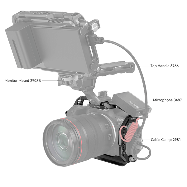 SmallRig Kamera Cage zu Canon EOS R6 Mark II 4159