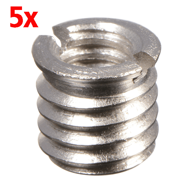 Stainless Steel 1/4-Inch to 3/8-Inch Tripod Adapter from Sunwayfoto