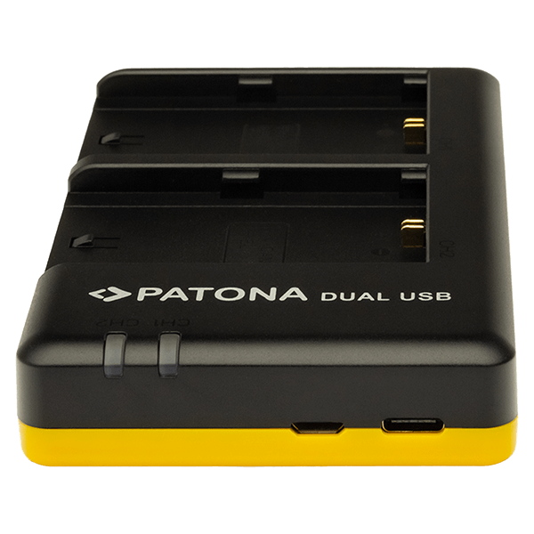 Dual USB charger for Canon LP-EL from Patona