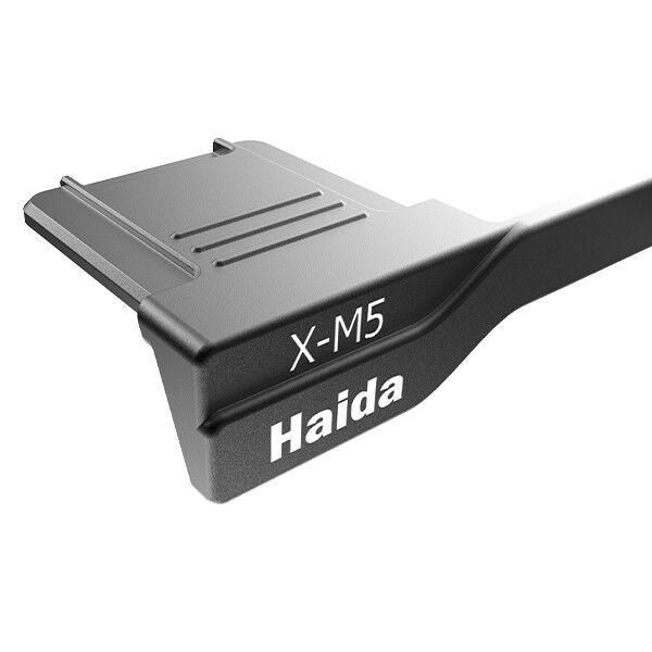 Detailed view of the Thumbs Grip for the Fujifilm X-M5 in black