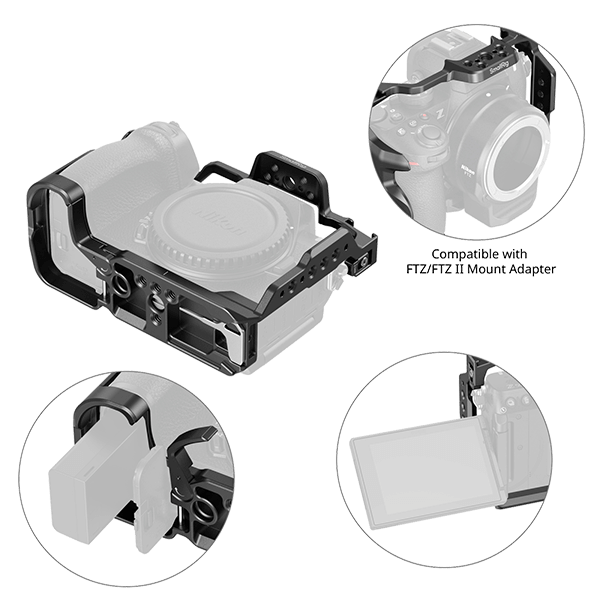 SmallRig Kamera Cage zu Nikon Z50 II mit Konverter