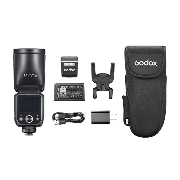 Godox V100 zu Olympus Aufsteckblitz mit Akku