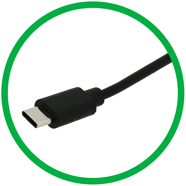 USB-C Input Akku-Adapter für Panasonic DMW-BLK22 von Patona Anschluss