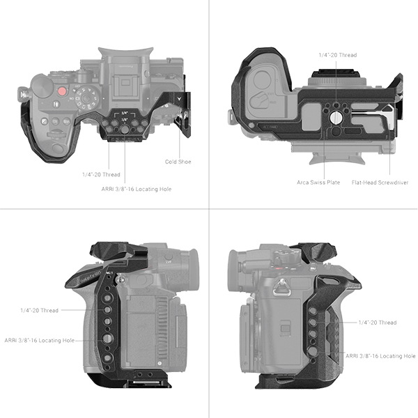 SmallRig Kamera Cage Black Mamba zu Panasonic GH6 & GH7 3440