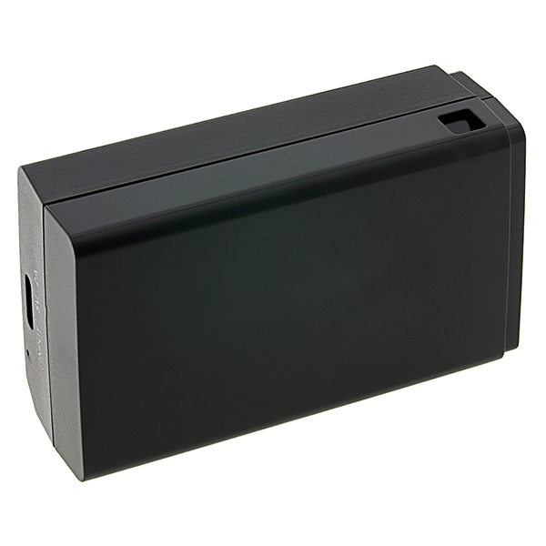 Patona Akku zu Godox V1 Pro wie Godox VB30 seitlich