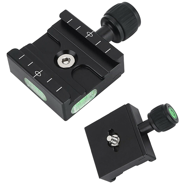 QR-50 Quick Release Plate Clamp Mount Compatible For Arca Swiss