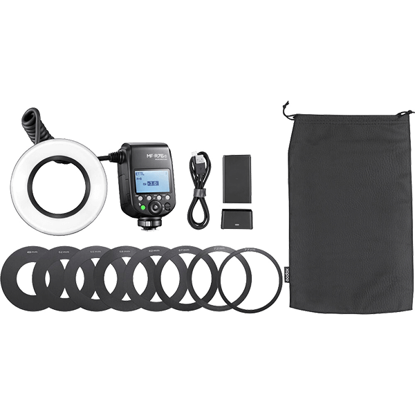 MF-R76C Ringblitz mit TTL zu Canon von Godox Lieferumfang