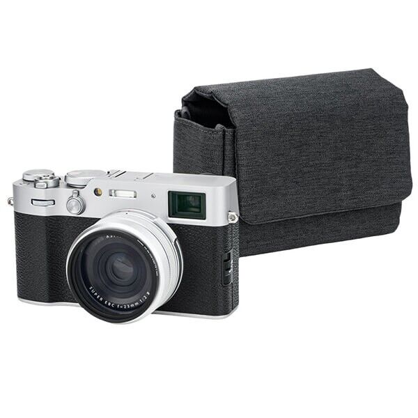 JJC CB-M Kameratasche zu Fujifilm X100VI X100V X-E5 und Canon PowerShot V1 Dunkelgrau JJC CB-M Kameratasche zu Fujifilm X100VI X100V X-E5 und Canon PowerShot V1 Dunkelgrau