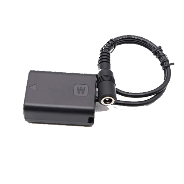 Power supply suitable for the Sony NP-FW50 Dummy Battery
