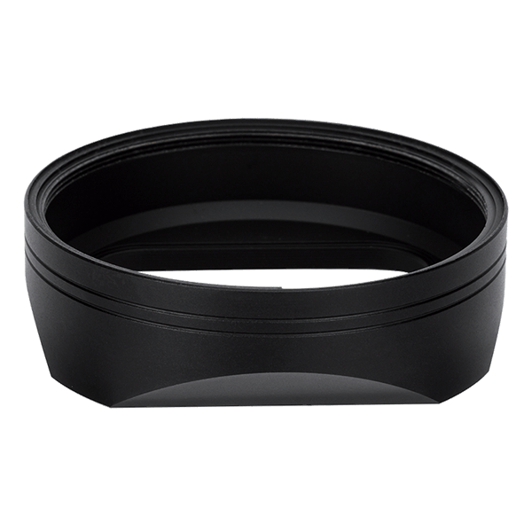 Leica Q3 Gegenlichtblende in Schwarz anschluss