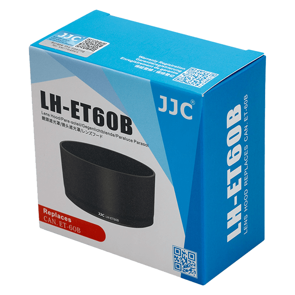 Gegenlichtblende Canon ET-60B zu Canon RF-S 55-210mm IS STM von JJC Verpackung
