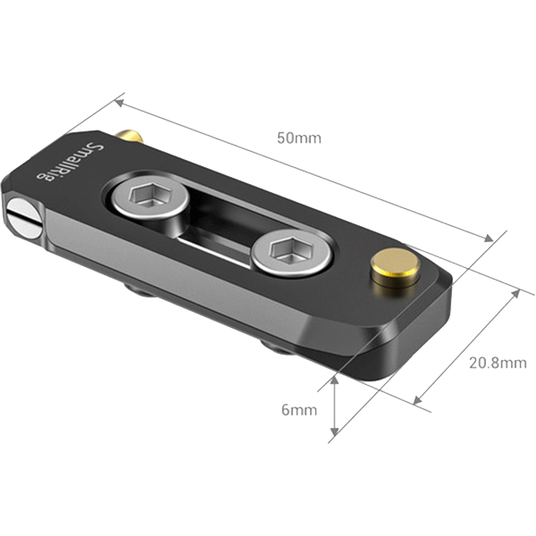 SmallRig niedrig Profil Nato Rail 50mm BUN2468B