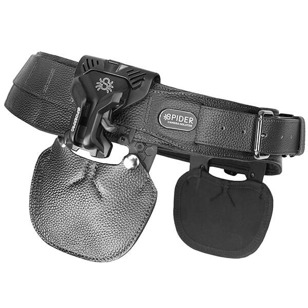 SpiderPro Doppel Kameragurt V3 schwarz von der seite SpiderPro Doppel Kameragurt V3 schwarz von der seite