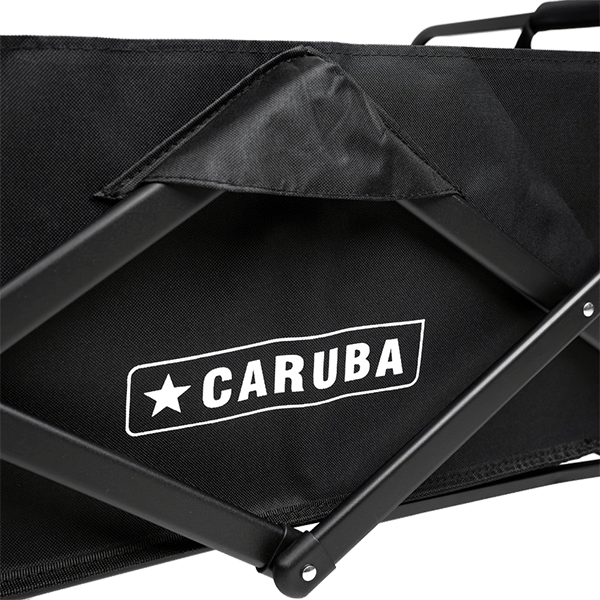 Foldable transport trolley in black