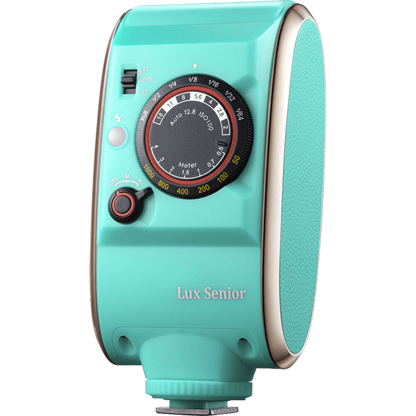 Retro Flash Godox Lux Senior in mint green