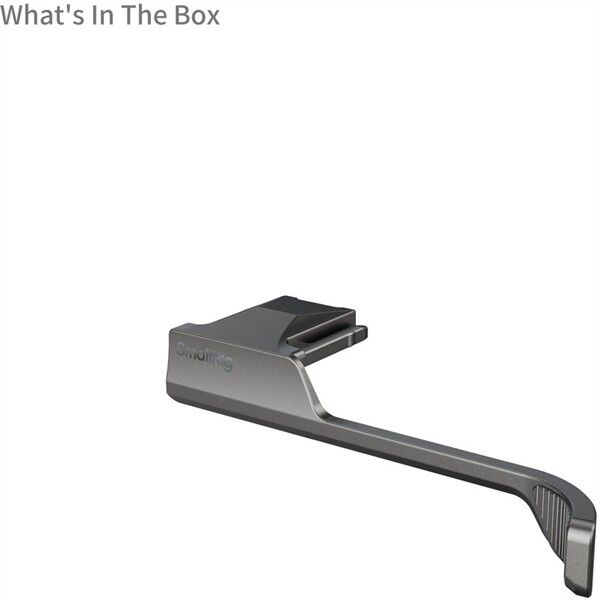 SmallRig Daumengriff Fujifilm X halb Charcoal Silver Lieferumfang