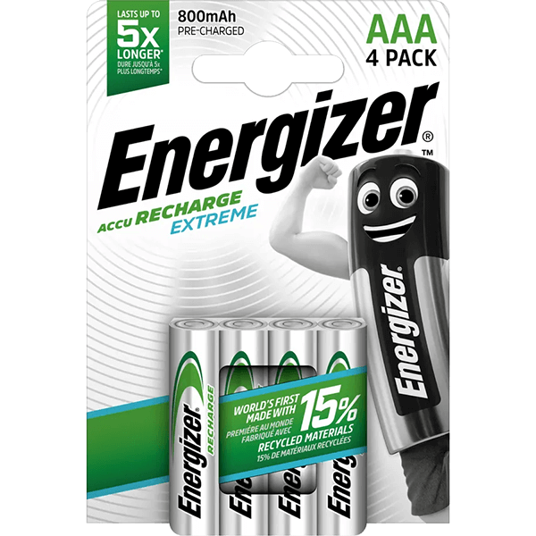 Energizer Akku Extreme AAA 800mAh BP4 E300624405