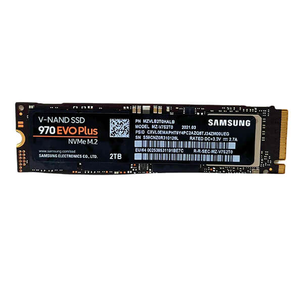 Samsung 970 EVO Plus 2TB NVMe M.2 SSD front