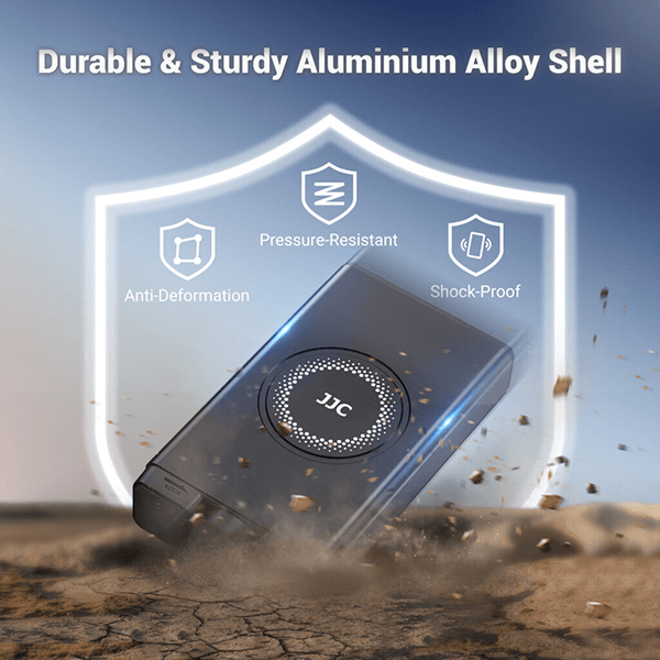 SD Kartenleser und Aufbewahrung in einem von JJC in schwarz